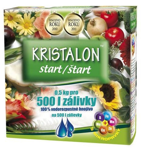 Kristalon Start 0,5kg | Chemické výrobky - Hnojiva, pěst.substráty a krmiva